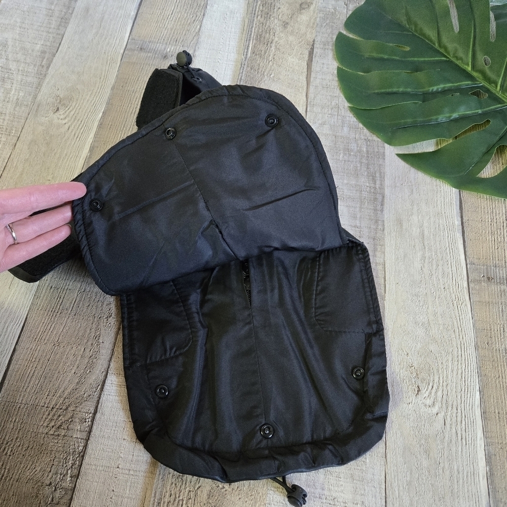 RIFRUF | Stormhunter Dog Raincoat in Truffle (black) sz 10 - Picture 3 of 10